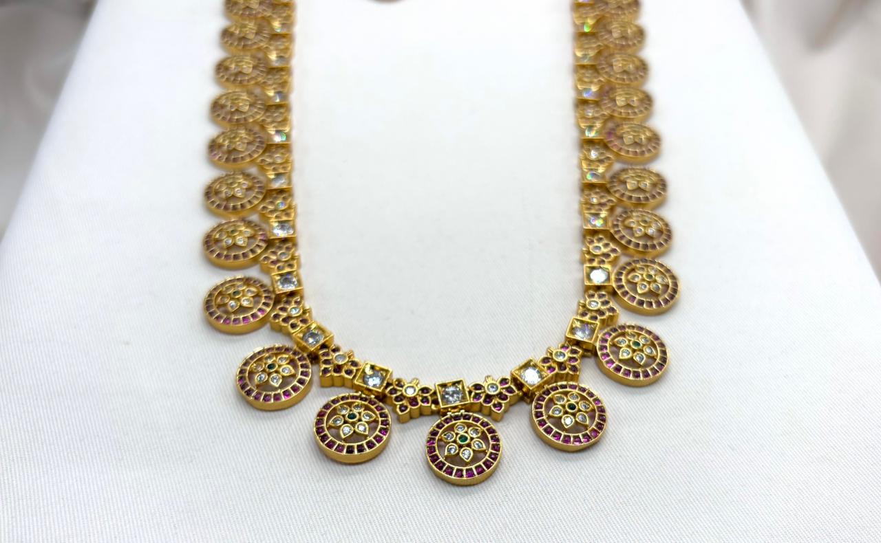 Jadau kundan Long Necklace