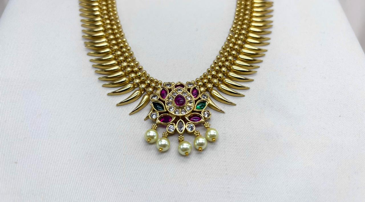 Gold  Short Necklace