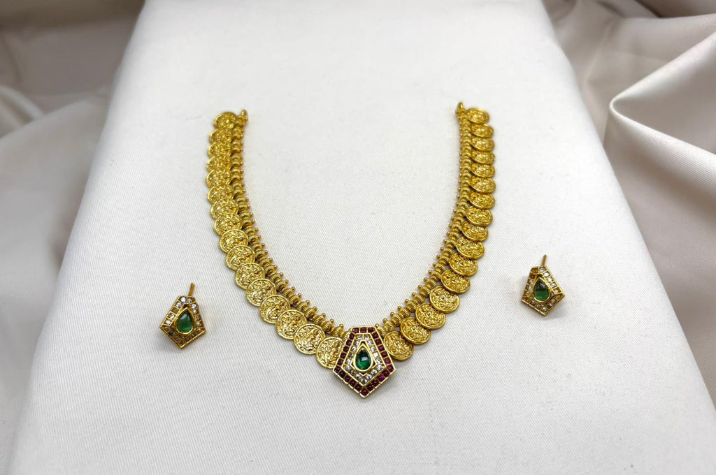 Gold Short Necklace