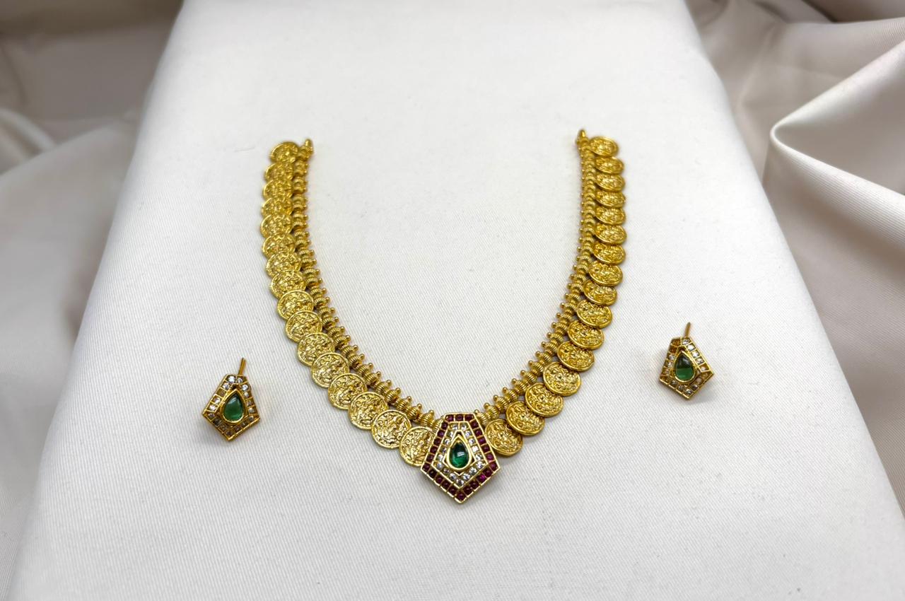 Gold Short Necklace