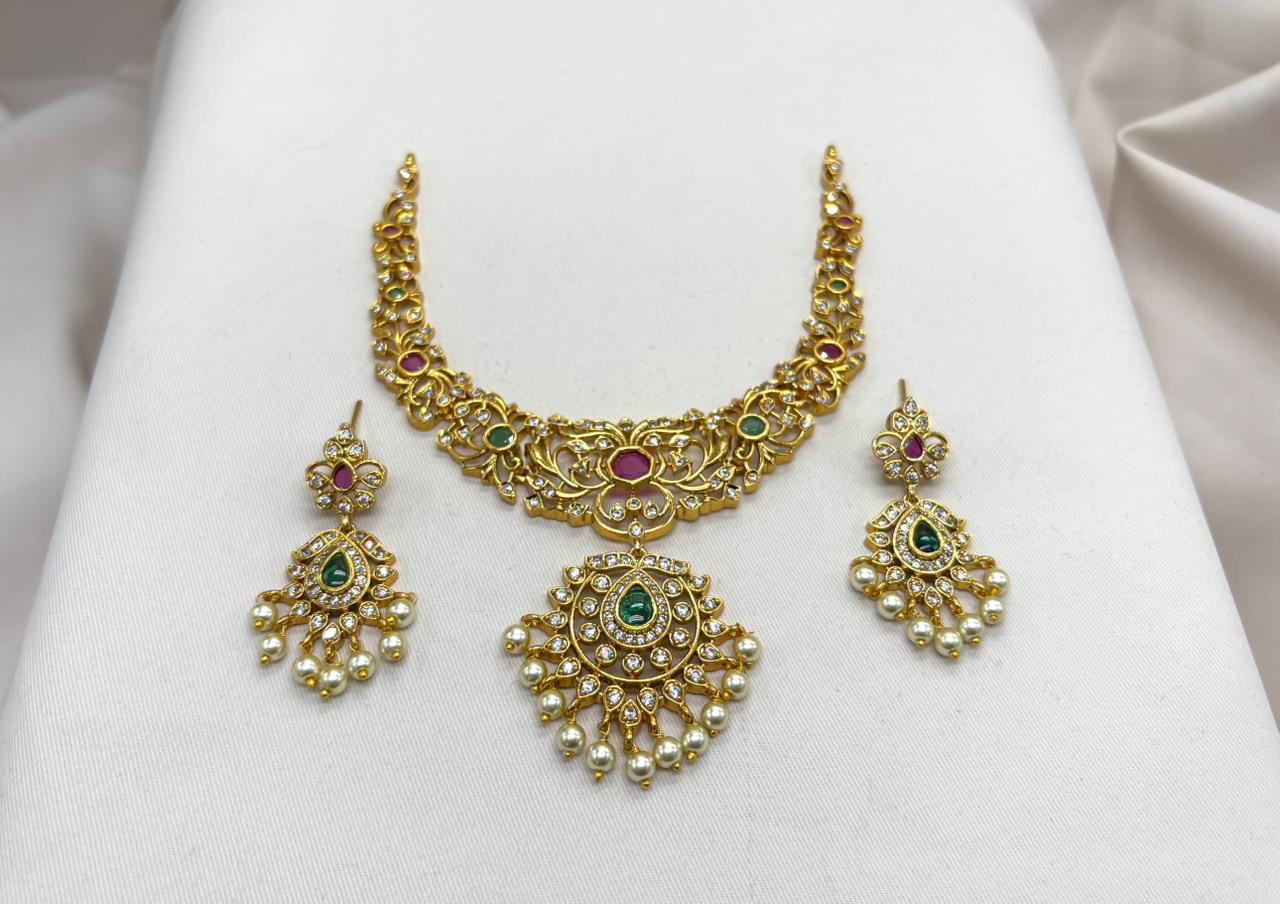 Gold Short Necklace