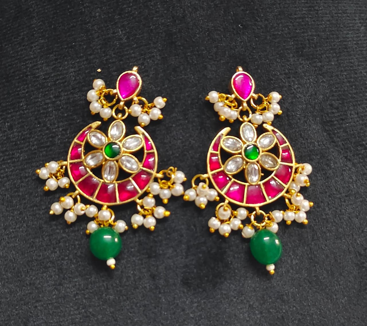 Real Jadau Kundan Earring