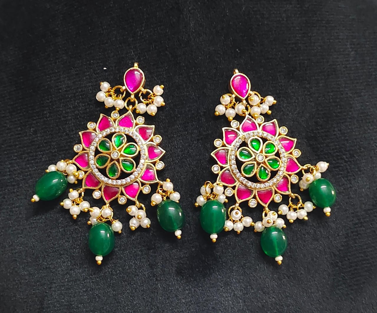 Real Jadau Kundan Earring