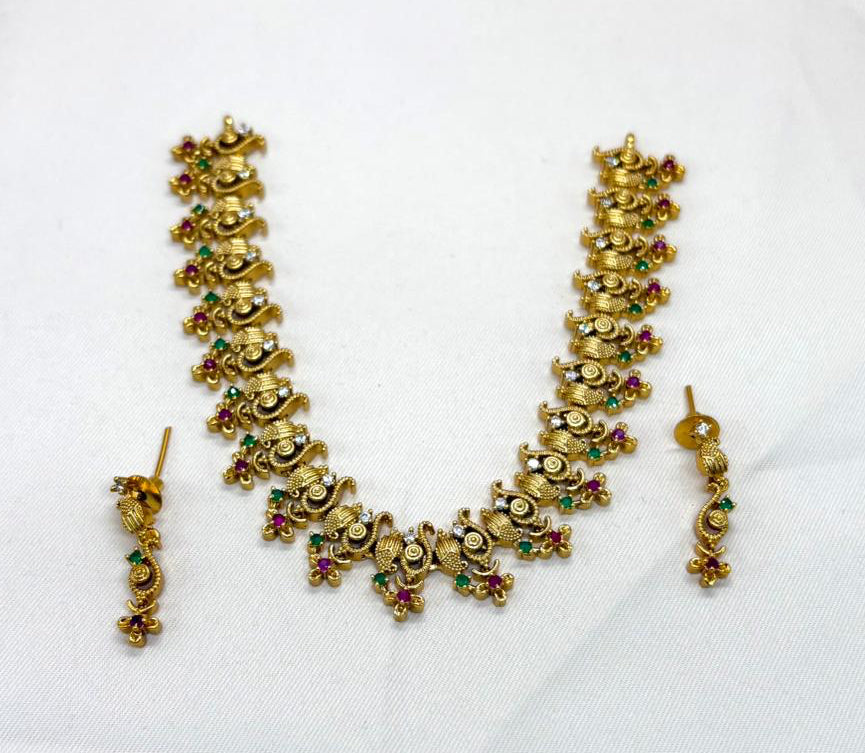 Gold Short Necklace