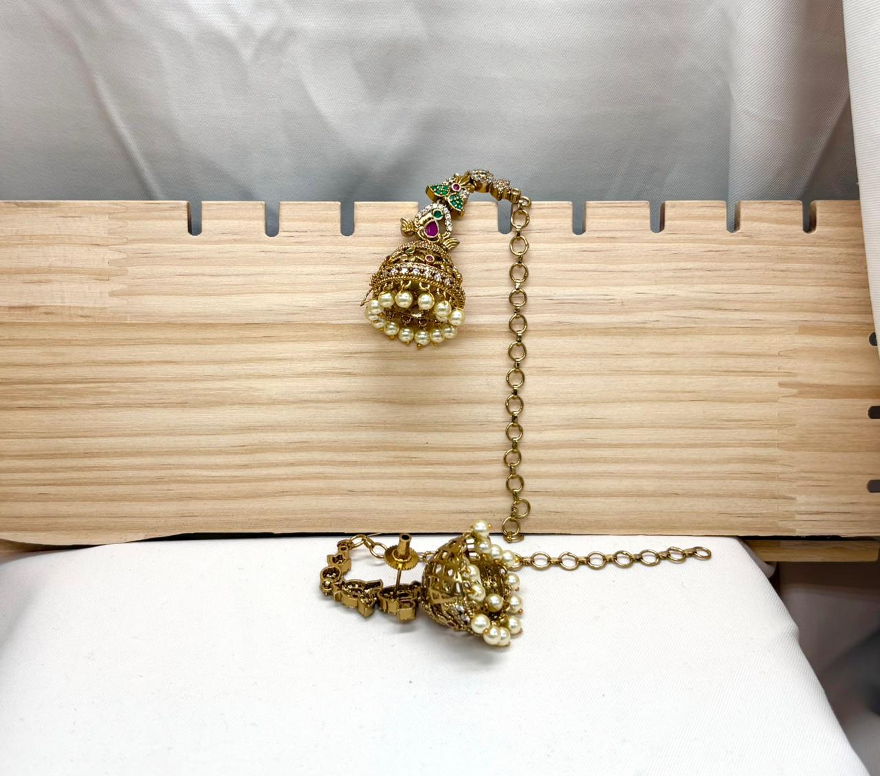 Jhumki+Matilu Earring