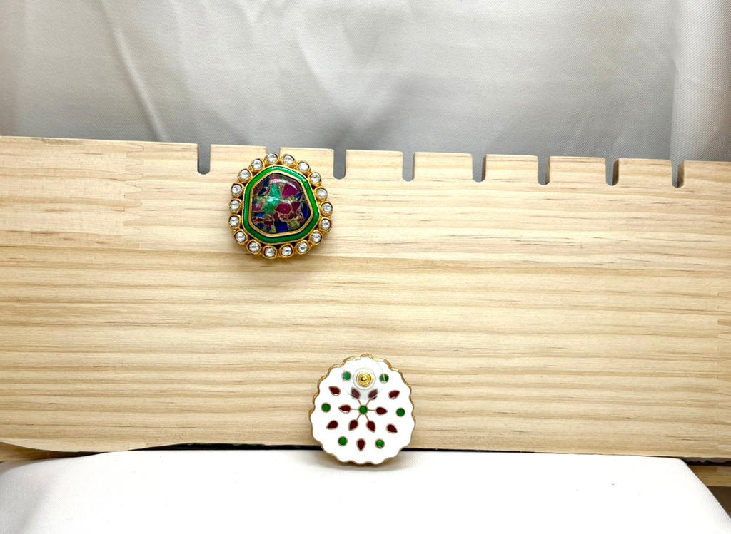 Meenakari Stud