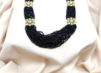 Black Crystal Beads Rani-Haram