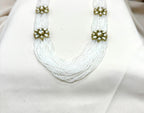 White Crystal Beads Rani-Haram