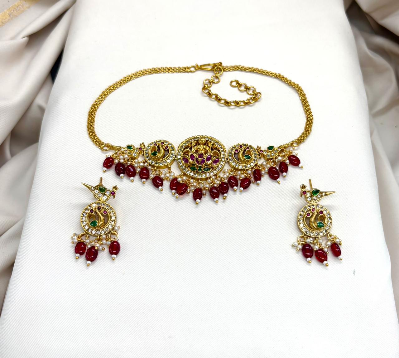 Lord Lakshmi Gold Choker