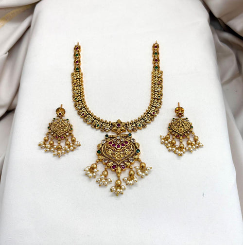 24k Gold platting Short Necklace