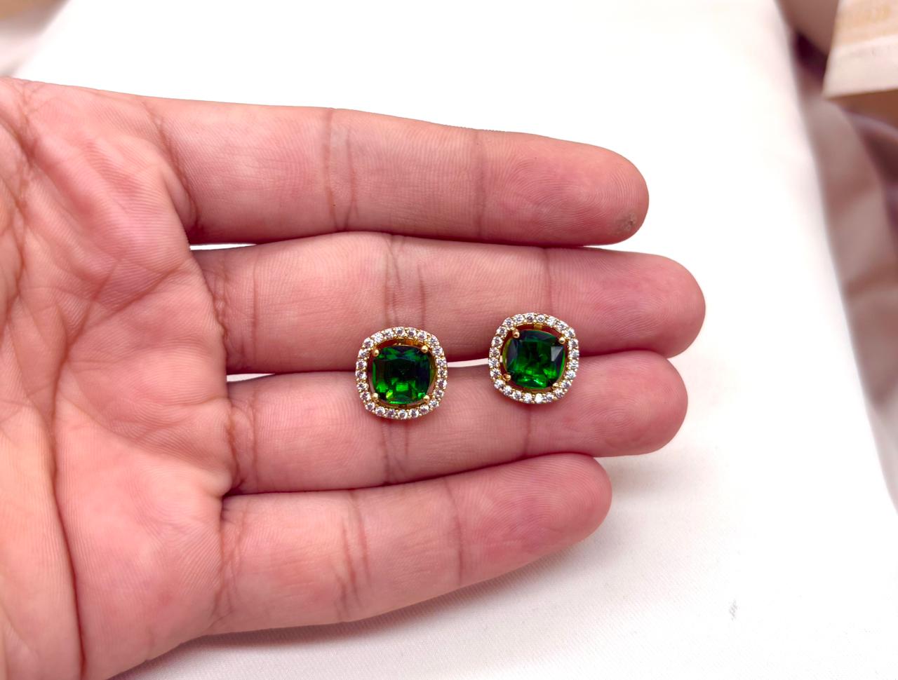 Victorian Green Studs