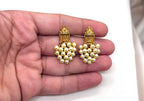 Gold Plated White Pearls Necklace