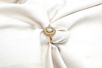 Rose Gold White-Stone Ring for Women