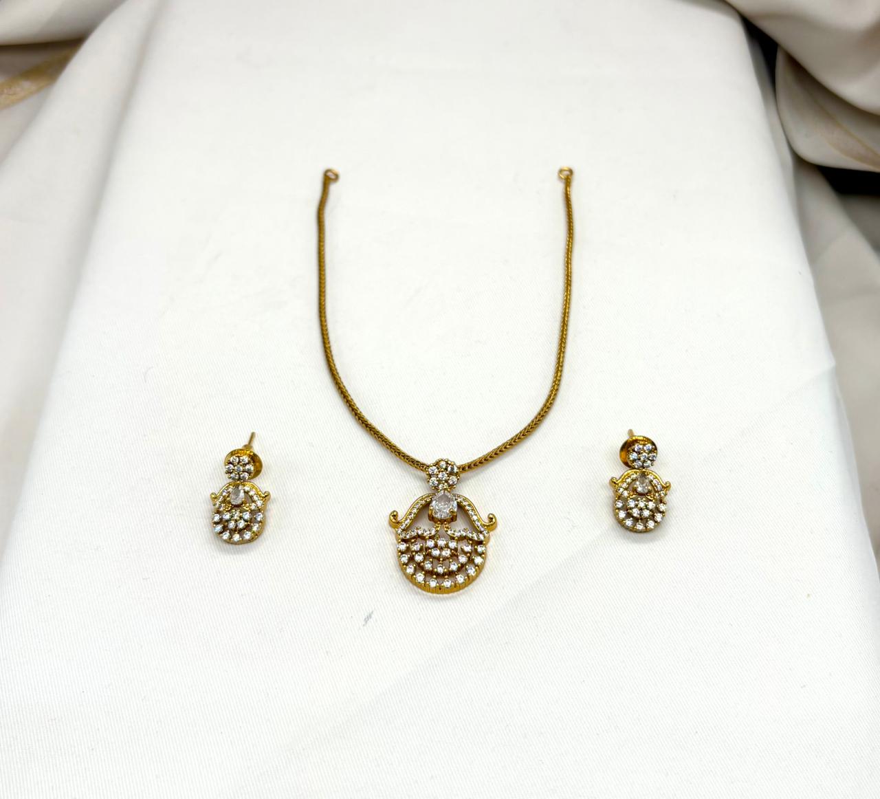 Gold Short Necklace