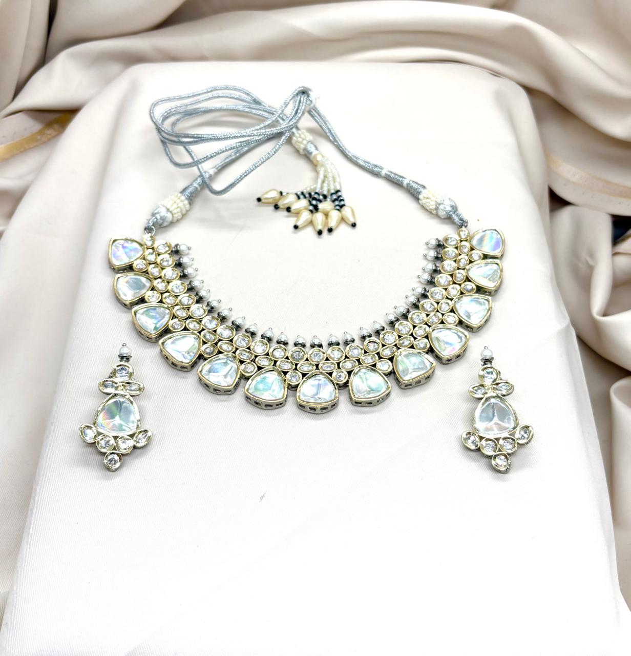 Moissanite Choker Necklace