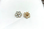 Polki moissanite stone necklace