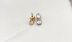 Polki moissanite stone chain with locket 3 layer