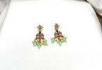 Victorian Mint-Green monalisa Beads Kanti