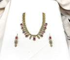 Victorian Pink Short Necklace