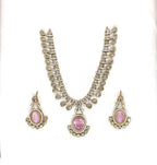 Baby Pink Victorian Short Necklace