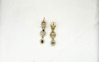 Matte finishing with Blue stone's Short Necklace