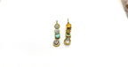 Victorian With Small Mint-Green Stone Short Necklace