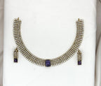 Victorian finishing Kanti with Purple Stone