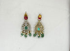 Victorian Kanti with Mint-Green Monalisa Beads Stone