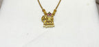 Gold finishing Short Necklace Elephant Designed