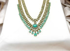 Victorian Mint-Green Two steps Long Necklace