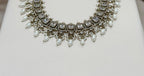 Victorian Short Necklace With Moissanite White stone