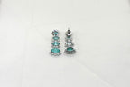 Silver finishing Mint-Green Stone Short Necklace