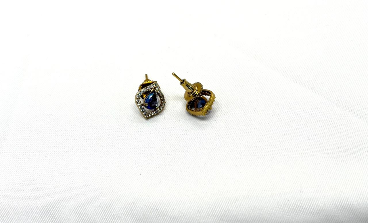 Mangalsutra With Purple Stones