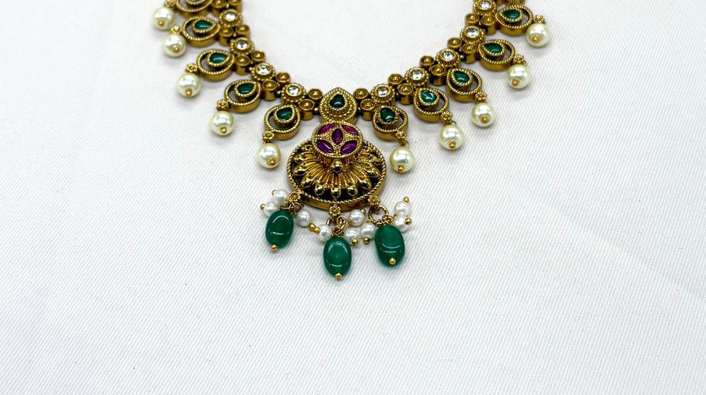 Nakshi finishing Short Necklace