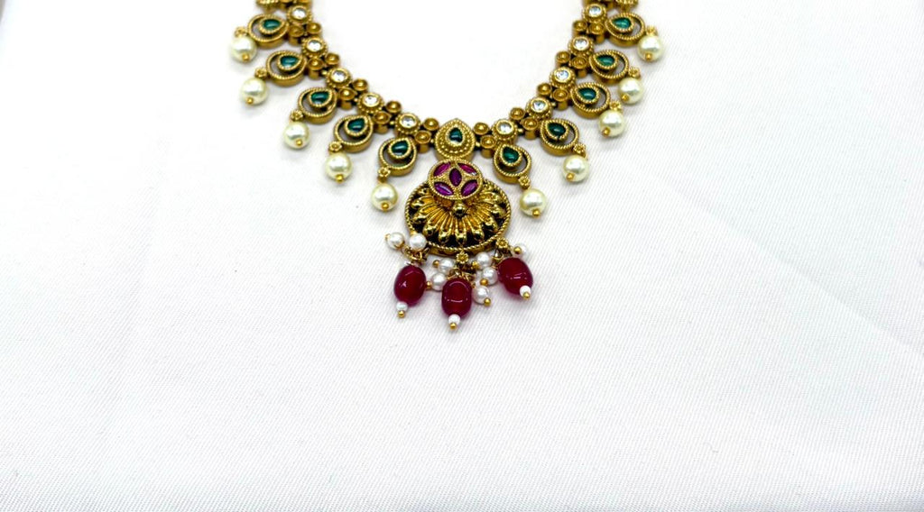 Nakshi finishing Short Necklace