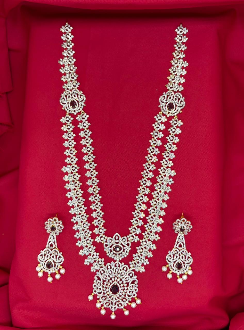 Gj polish purple Stones  Long Necklace