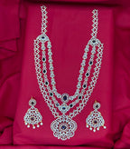 GJ Polishing 3 layers With Heart Shape Designed Long Necklace