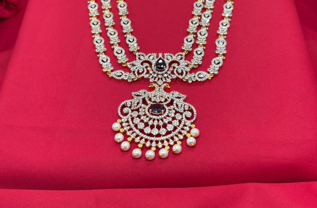 GJ Polishing Flower Designed Long Necklace