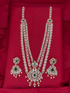 Gj polishing With peacock Designed Long Necklace