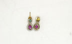 Victorian Multi Stones Short Necklace