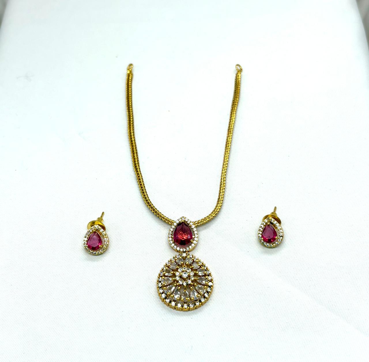 Gold short Necklace