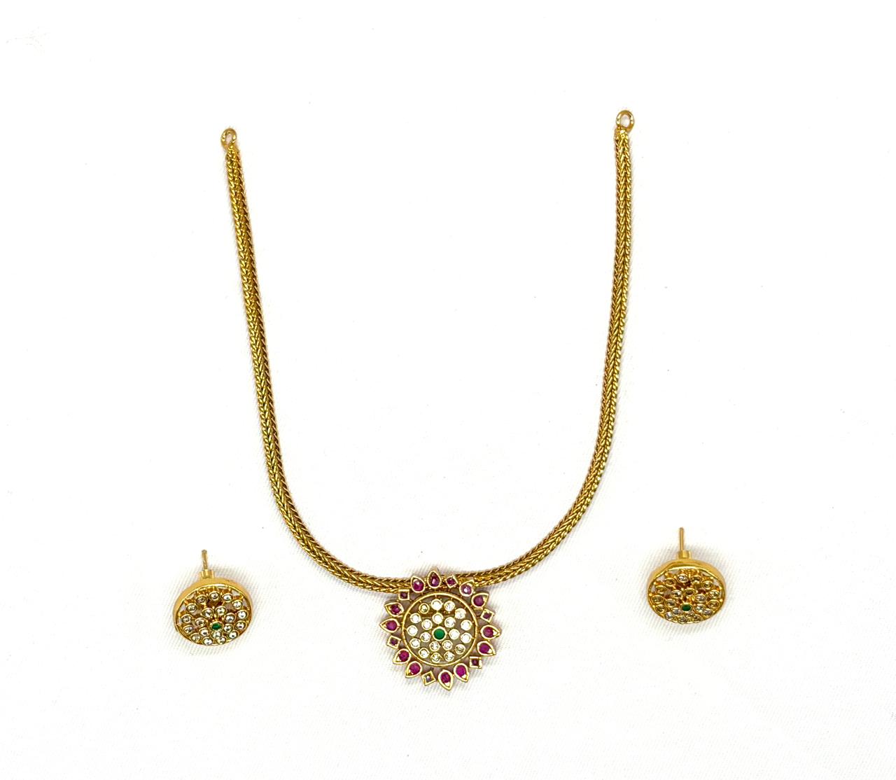 Gold Short Necklace