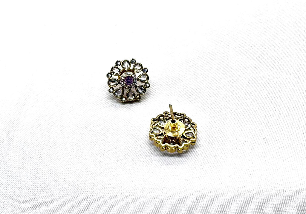 White Stones With Small baby-pink Studs