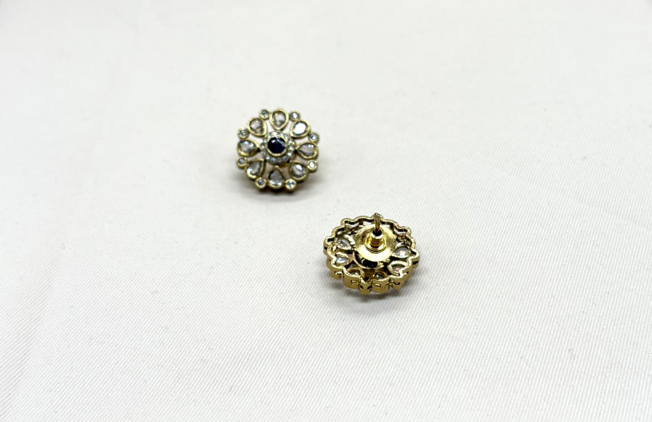 White Stones With Small purple Studs