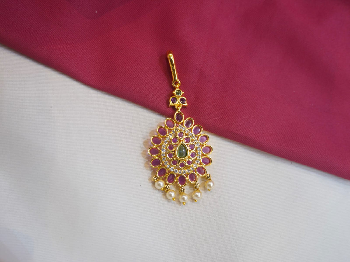 Kemp Stone Premium Quality Nakshi Finish Papad Billa Manga Tika