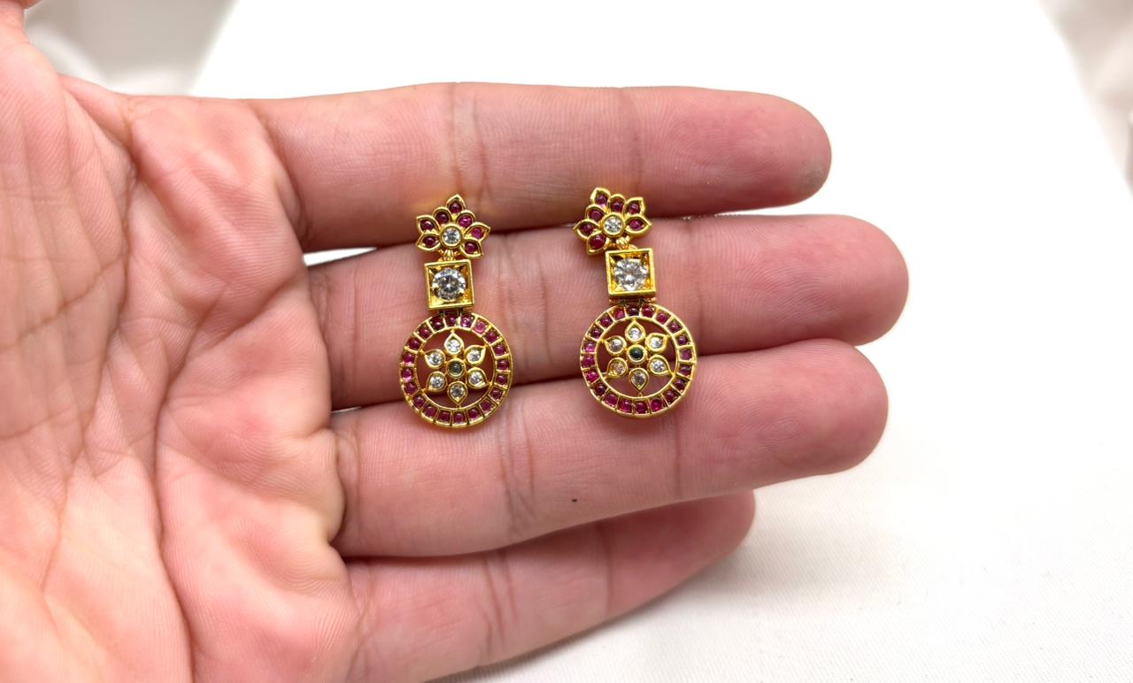 Jadau kundan Short Necklace
