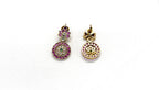 Jadau kundan Flower designed Short Necklace