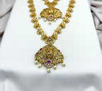 Matte finishing With Flower and Lord Lakshmi Designed Combo-Set