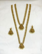 Matte finishing with Lord Lakshmi pendent Combo-Set