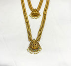 Matte finishing with Lord Lakshmi pendent Combo-Set
